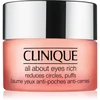 Image de Clinique All About Eyes  Rich crème hydratante yeux anti-poches et anti-cernes 15 ml