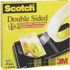 Image de Ruban adhésif double-face Scotch® 665 Scotch D6651222 transparent (L x l) 22.8 m x 12.5 mm acrylique 1 pc(s)
