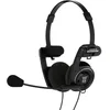 Image de Koss Porta Pro Casque de Communication Double Face avec Microphone électret Flexible Mains Libres Design Pliable Prise TRRS Filaire 3,5 mm Noir