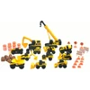Image de CAT Little Machines Mega Set Pack de mini-véhicules de chantier et accessoires - 40+ pièces