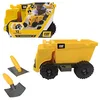 Image de Cat Camion de Plage démontable. Plongez dans L'Aventure avec Le Camion DE Plage Cat ! Inclus 10 Accessoires pour façonner, mouler, Creuser et Transporter du Sable. A partir de 3 Ans.