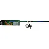 Image de Mitchell Target II Spinning Combo, Fishing Rod and Reel Combo, Predator Fishing, Ready to Fish Kits Include Rods and Reels Pre-Spooled with LinePike/Perch/Zander, Unisex, Black, 3m, 30-60g