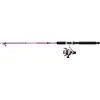 Image de Mitchell Tanager Pink Camo II Spin Combo | Combiné Canne à pêche Spinning et Moulinet léger pour Les Femmes et Les Jeunes pêcheurs en Eau Douce | Élégant et Durable | Rose, 2.1m | 7-20g