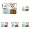 Image de Catit Cuisine Pâtée pour Chats, Ragoût à la Viande de Poulet et au Thon, Complément Alimentaire, 95 g, sans Céréales, Haute Teneur en Viande/Poisson (Lot de 5)