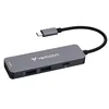 Image de Verbatim Hub multiport USB-C Essentials   4 Ports : (1) USB-A 2.0, (1) USB-A 3.0/3.2 Gen 1, (1) USB-C 3.0/3.2 Gen 1 avec HDMI 4K et jusqu'à 100 W de Puissance