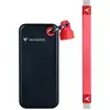Image de Verbatim Pocket 1 TB Disque dur externe SSD USB-C® (USB 3.2 Gen 2) noir, rouge 32192