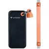 Image de Verbatim Pocket 2 TB Disque dur externe SSD USB-C® (USB 3.2 Gen 2) noir, orange 32197