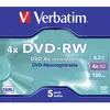 Image de DVD-RW vierge Verbatim 43285 5 pc(s) 4.7 GB 120 min réinscriptible