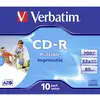 Image de CD-R 80 vierge 700 Mo Verbatim 43325 10 pc(s) jewelcase imprimable