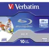 Image de Blu-ray BD-R vierge Verbatim 43713 jewelcase 10 pc(s) 25 GB imprimable
