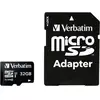 Image de Carte microSDHC Verbatim PRO 32 GB Class 10, UHS-I, UHS-Class 3 avec adaptateur SD