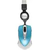 Image de Verbatim Go Mini Souris USB optique bleu caraïbe 3 Boutons 1000 dpi avec enrouleur de câble
