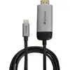 Image de Verbatim USB-C® Câble adaptateur [1x USB-C® mâle - 1x HDMI mâle] 49144 1.50 m 4K UHD