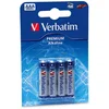 Image de VERBATIM Piles alcalines AAA Premium I 1,5V I AAA-LR03 Micro I Batteries-AAA I Batteries pour lecteur MP3, appareil photo, télécommande, rasoir et autres I Premium pile alcaline I 4 pièces