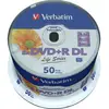 Image de DVD+R DL vierge Verbatim 97693 50 pc(s) 8.5 GB 240 min imprimable