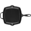 Image de Le Creuset Skillet carré en fonte émaillée noir satiné - 26 cm