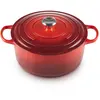 Image de Le Creuset Rôtissoire Signature Ronde 24 cm Rouge cerise