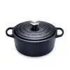 Image de Cocotte fonte rond 24 cm noir Le Creuset