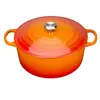 Image de Le Creuset Signature Cocotte ronde orange volcanique - 24 cm