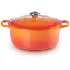 Image de Le Creuset Signature Cocotte ronde, diamètre 28 cm - Orange volcanique