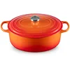 Image de Le Creuset Cocotte en Fonte Émaillée Signature avec Couvercle, 31cm, Ovale, 6,3 L, 5,705 kg, Volcanique, 21178310902430
