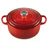 Image de Le Creuset Signature Cocotte ronde rouge cerise - 20 cm