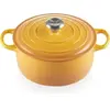 Image de Le Creuset Cocotte Signature en Fonte Émaillée avec Couvercle, 24 cm, Ronde, 4.2 L, 4.305 kg, Nectar, 21177246724430