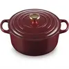 Image de LE CREUSET Signature Cocotte ronde avec diamètre de 20 cm - Rouge garnet