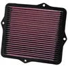Image de K&N Filtre à air de remplacement compatible avec Honda Civic, CRX, DelSol (33-2047)
