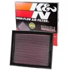 Image de K&N Filtre à air de remplacement compatible avec Ford Focus II, Galaxy II, Kuga, Mondeo IV, S-Max / Volvo C30, C70, S40, S60, S80, V40 (Cross Country), V50, V70 (33-2873)