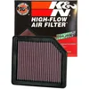 Image de K&N Filtre à air de remplacement compatible avec Honda Civic 1.8 2006-2011 / Crossroad 1.8 2007-2010 / FR-V 1.8 2007-2010 / Stream 1.8, 2.0 2006- 2014(33-2342)