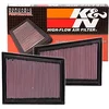 Image de K&N Filtre à air de remplacement compatible avec Mercedes C W203 / CLS / E W211 / Classe-G / GL / ML / Classe-R / Classe-S CDi (ensemble de 2 pièces) (33-2940)