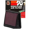 Image de K&N Filtre à air de remplacement compatible avec Honda Accord IX 2.4L L4 2008-2015 (33-2430)