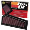 Image de K&N Filtre à air de remplacement compatible avec Mercedes C180/C200/C250/E200/E250/SLK 2009- (33-2965)