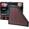 Image de K&N Filtre à air de remplacement compatible avec Cadillac ATS 2.0, 2.5, 3.6 2013-2017 / CTS 2.0, 3.6 2014- / Chevrolet Camaro 2.0, 3.6 2016- (33-2496)