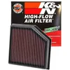 Image de K&N 33-2491 Chaussette Filtre à Air pour Auto de Remplacement, Lavable et Réutilisable