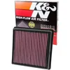 Image de K&N Filtre à air de remplacement compatible avec Jeep Grand Cherokee 3.0L V6 Diesel 2011- (33-3029)
