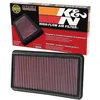 Image de K&N Filtre à air de remplacement compatible avec Chrysler 200 2.4, 3.6 2015- (33-5025)
