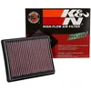 Image de K&N Filtre à air de remplacement compatible avec Fiat Talento / Nissan NV300 / Opel Vivaro / Renault Trafic 1.6D 2014- (33-3054)