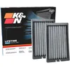 Image de K&N Filtre à Air d'Habitacle compatible avec Jeep Wrangler JL 2.0 & 3.6 2018- (ensembl de 2 pièces) (VF2064), Blanc