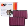 Image de K&N Filtre à Air d'Habitacle Jetable Premium (2 pièces) compatible avec Tesla divers modèles (DVF5079)