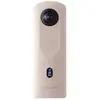 Image de Ricoh Theta SC2 Beige Camera 360° Vidéo 4K avec Stabilisation Haute résolution d'image Transfert de Données Haute Vitesse Capture d'image de Nuit sans Bruit Fin et Léger pour iPhone, Android Beige