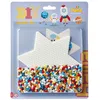 Image de Hama   Blister Perles à Repasser Espace   1100 Perles midi 5 mm   Plaque étoile, modèles et Papier   Loisirs créatifs Enfants dès 5 Ans
