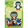 Image de Hama   Blister Perles à Repasser Maxi Pingouin   250 Perles 10 mm   Plaque Pingouin Transparente   Loisirs créatifs Enfants dès 3 Ans