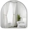 Image de Umbra Hubba Arched miroir cintré, 86 x 91 cm, Titane