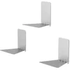 Image de Umbra Conceal Shelf x3 Small. Lot de 3 Petites Etagères Invisibles Conceal, en métal argenté. Entièrement Invisibles Une Fois chargées de Livres. Dimension de Chaque étagère 14x13.3x13.3cm