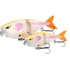 Image de Berkley Zilla Jointed Glider Leurre Pike | Leurre Facile à Utiliser avec Une Action en S | Système Klip Lok | Leurre pour prédateurs de 0,5 à 1,5 m de Profondeur | 18 cm | 80 g | Two Tone Fegis