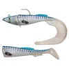 Image de Berkley Powerbait Power Herring - Leurre Souple Polyvalent pour la Pêche en Mer, Founit avec deux Paddle pour le Lieu, Bar, Morue, Julienne et Merlan