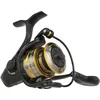 Image de Penn Moulinette Battle® IV, pêche en Eau salée, appâts et leurres pour Poissons Bobine en Aluminium, Robuste et ambidextre 2500 Taille de Moulinet 6.2:1 Noir, Or et Fumée