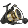 Image de Penn Moulinet Spinning Battle® IV, pêche en Eau salée, appâts et leurres pour Poissons Moulinet Aluminium Robuste ambidextre 8000 Haute Vitesse, Taille 5.3:1 Noir, Or et fumé